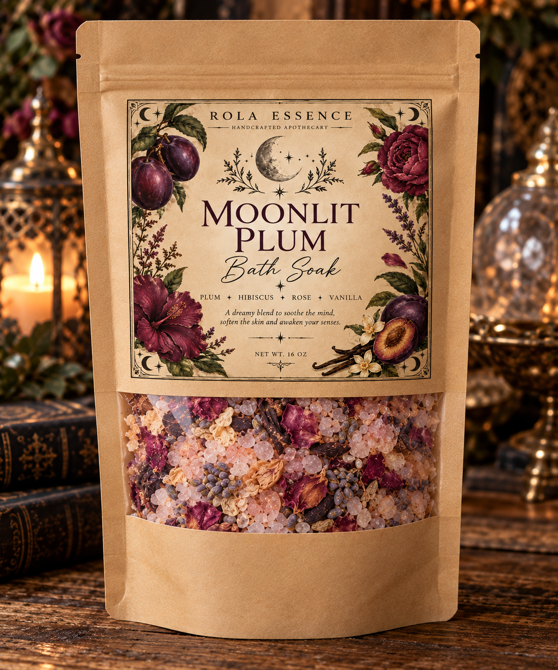 Moonlit Plum Bath Soak