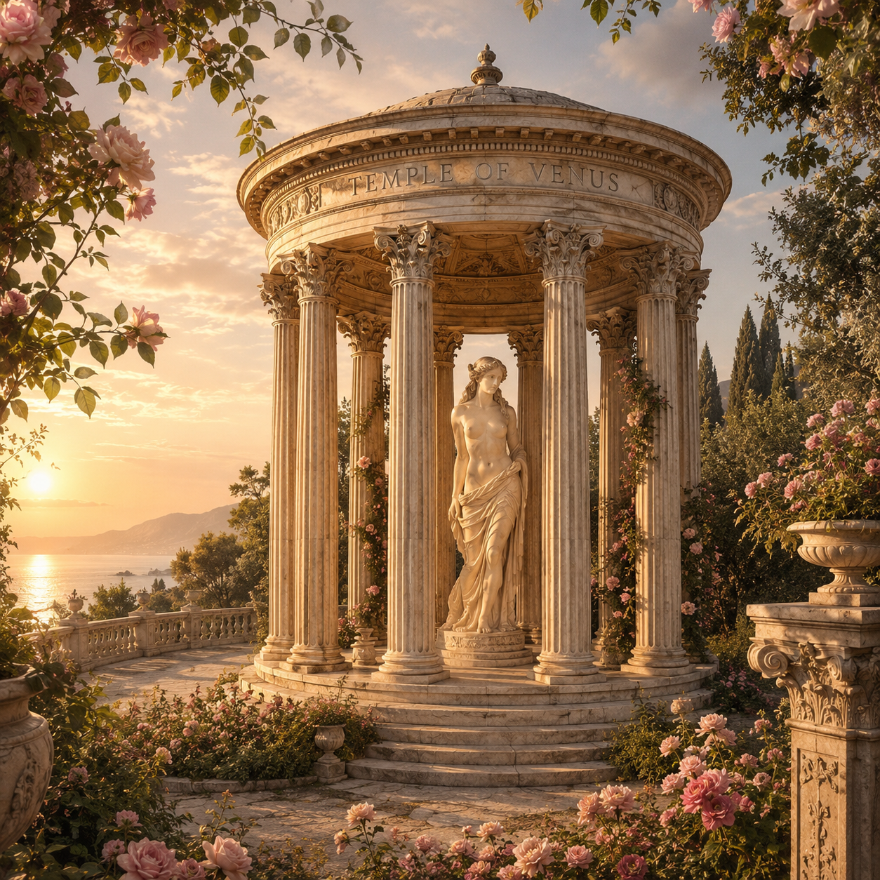 Temple of Venus Beeswax Candle