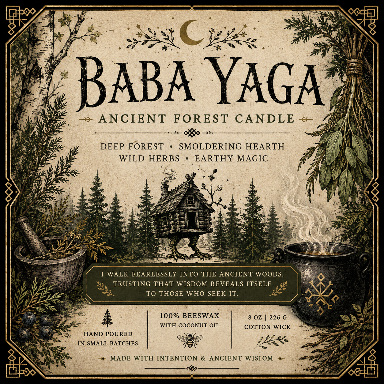 Baba Yaga Candle