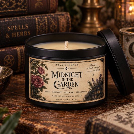 Midnight in the Garden Candle | Where the garden sleeps, the magic wakes