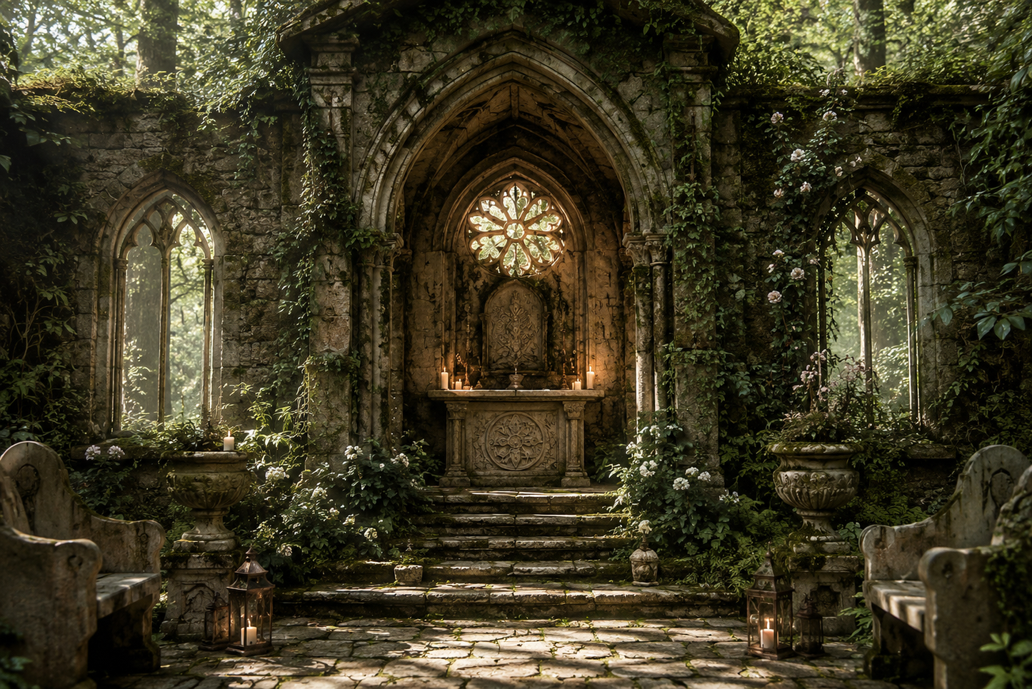 Sanctuary Stone Pillar Candle
