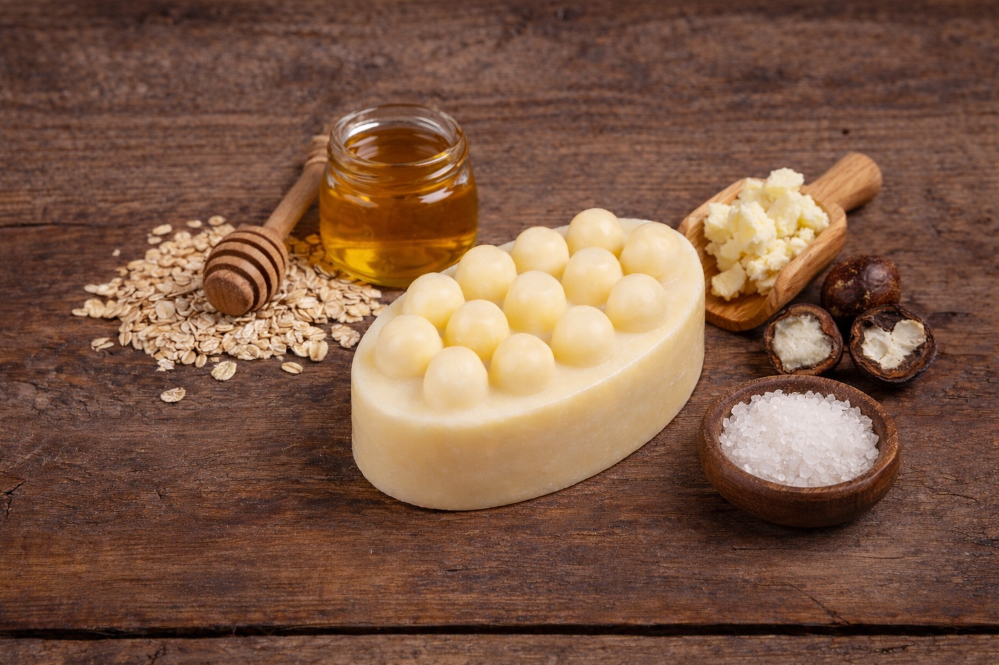 Crown Nectar Deep Conditioner Bar - Deep Moisture • Curl Softening • Botanical Slip