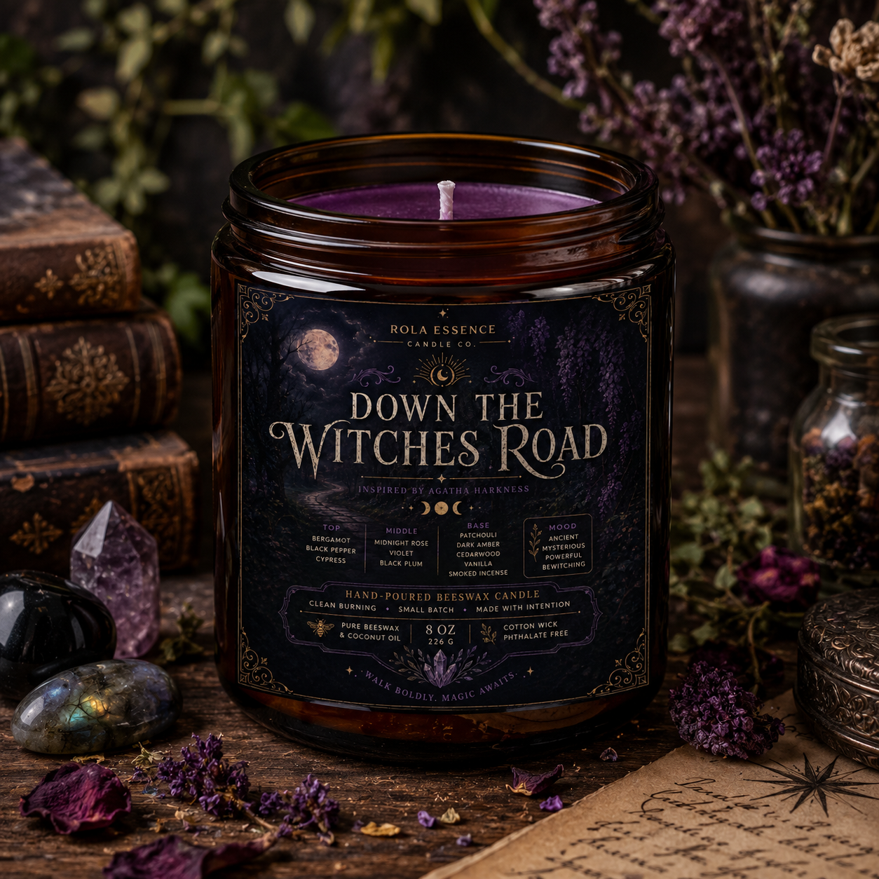 Down the Witches’ Road Candle