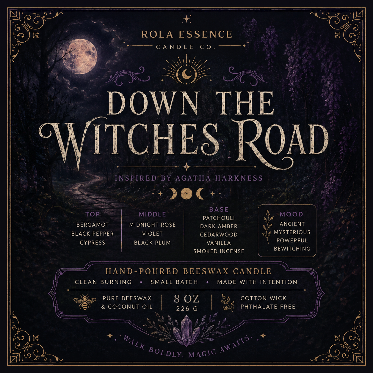 Down the Witches’ Road Candle
