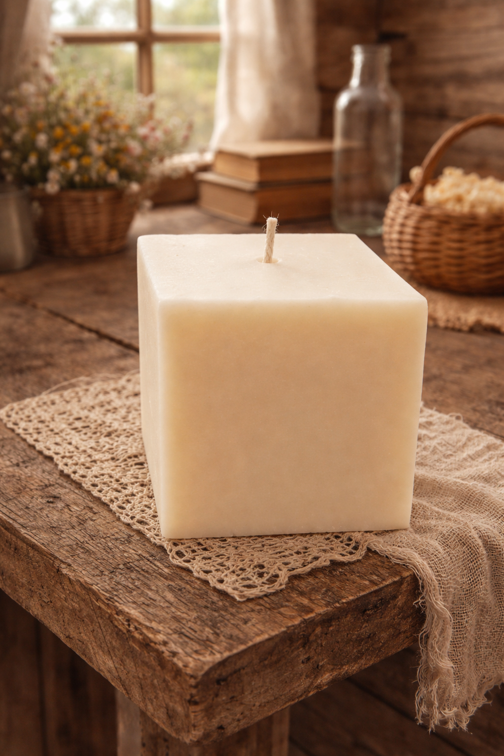 Bare Light Candle