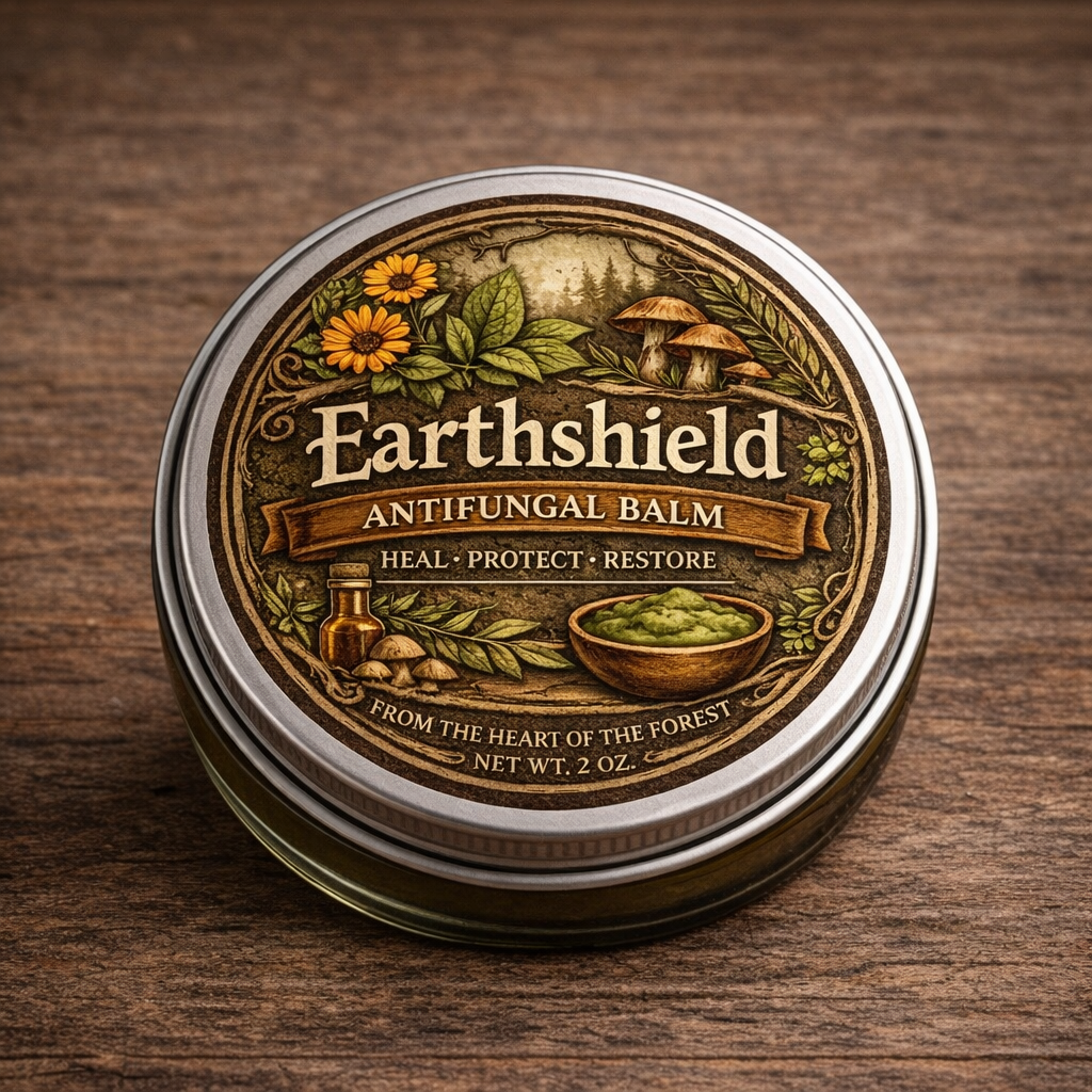 Earthshield Antifungal Balm - Natural Anti-Fungal • Discomfort Calming • Itch Reducing