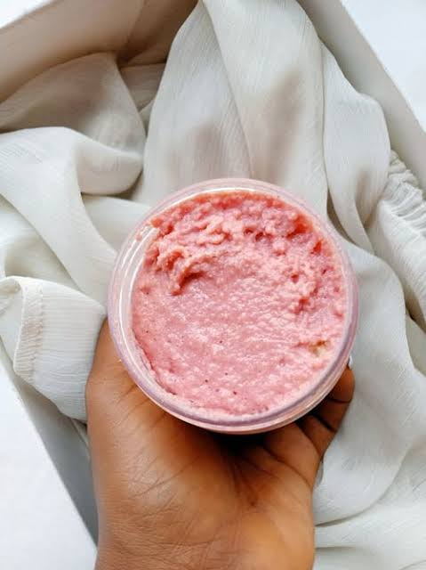 Rose & Pomegranate Body Scrub - Brightening, Nourishing, & Hydrating