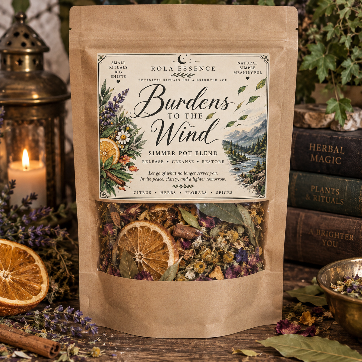 Burdens to the Wind Simmer Pot - Release • Cleanse • Restore