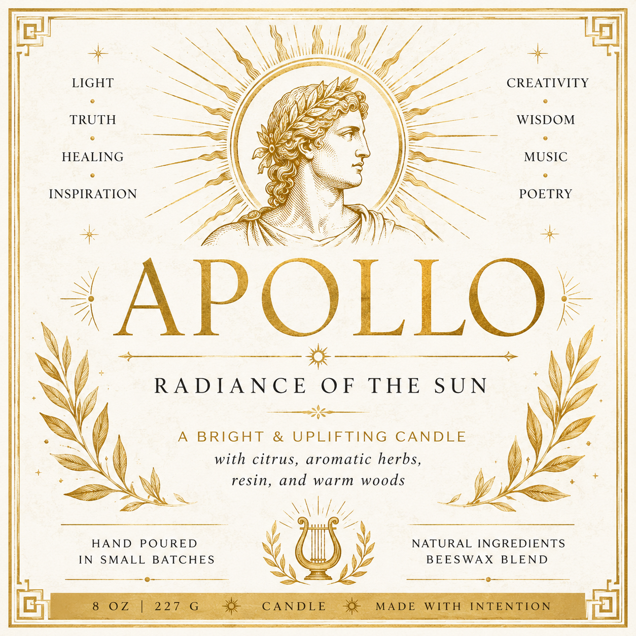 Apollo: Radiance of the Sun Candle