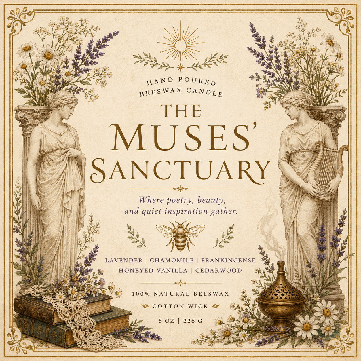 The Muses’ Sanctuary Candle