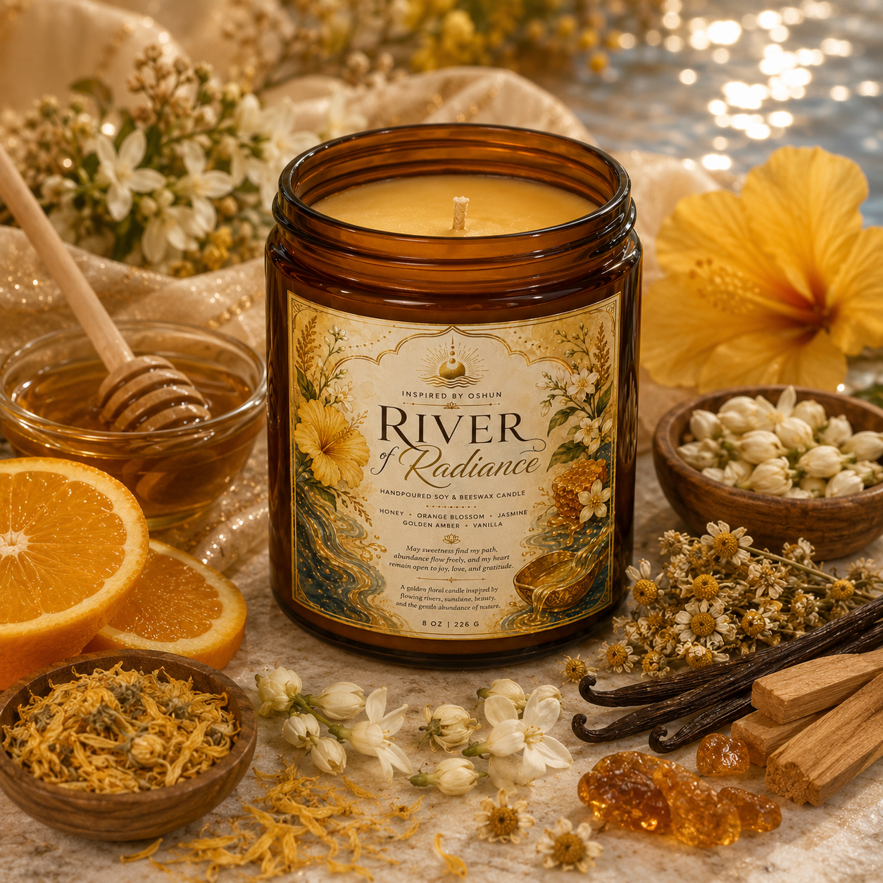 River of Radiance - Oshun Inspired Candle