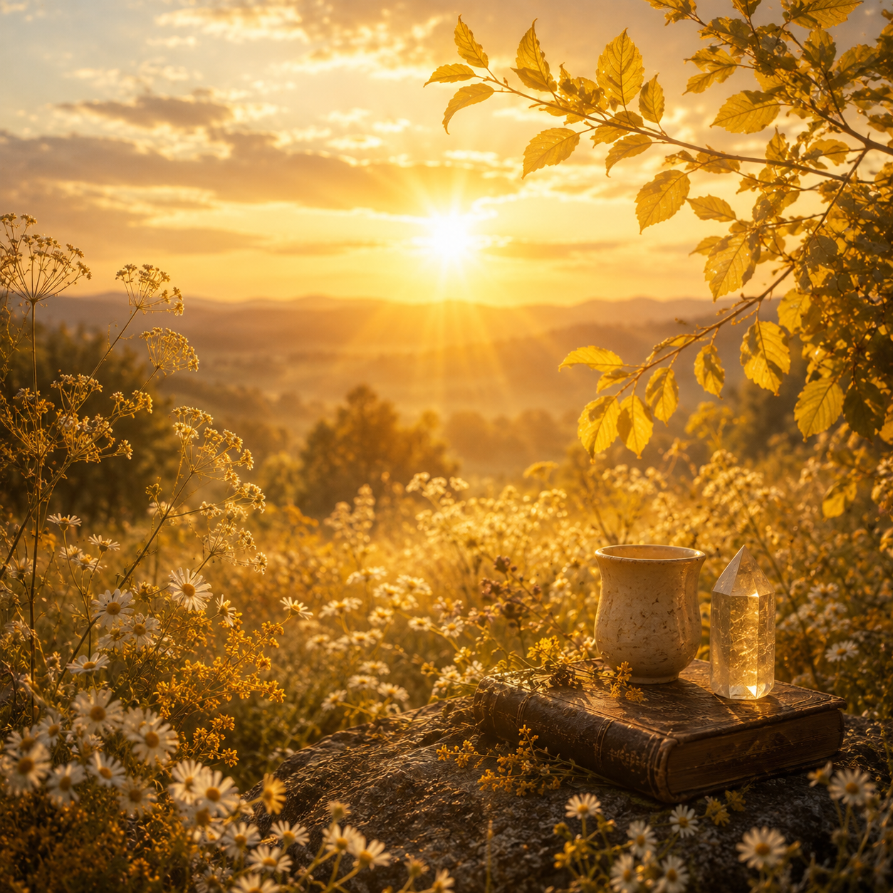 Sunspell & Moonlight | Celestial Beeswax Candle