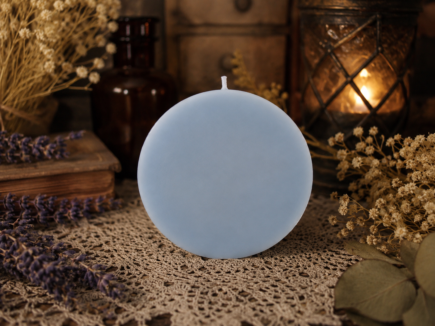 Dragon’s Grace Beeswax Candle  Where Strength Blooms.