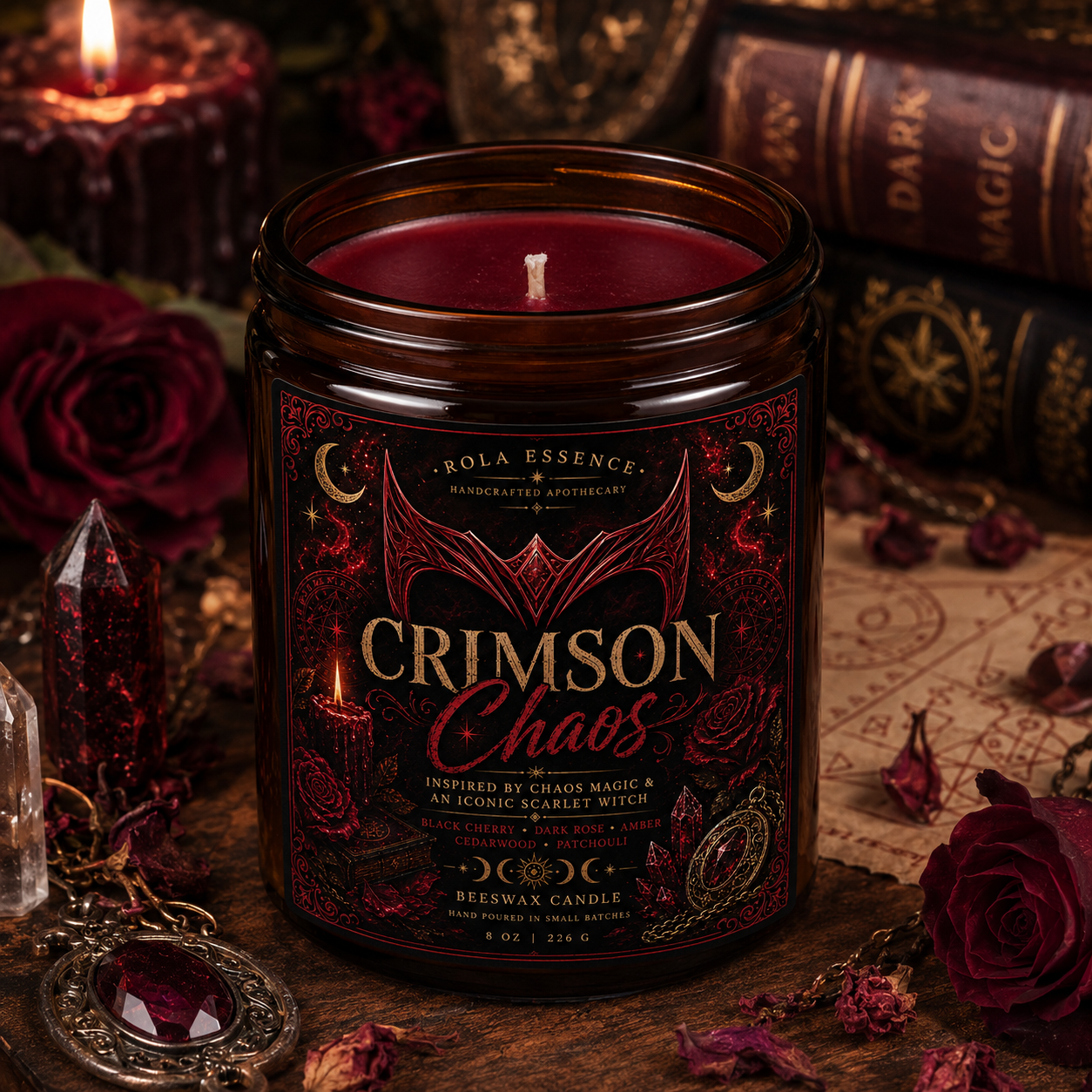 Crimson Chaos | Scarlet Witch Inspired Candle