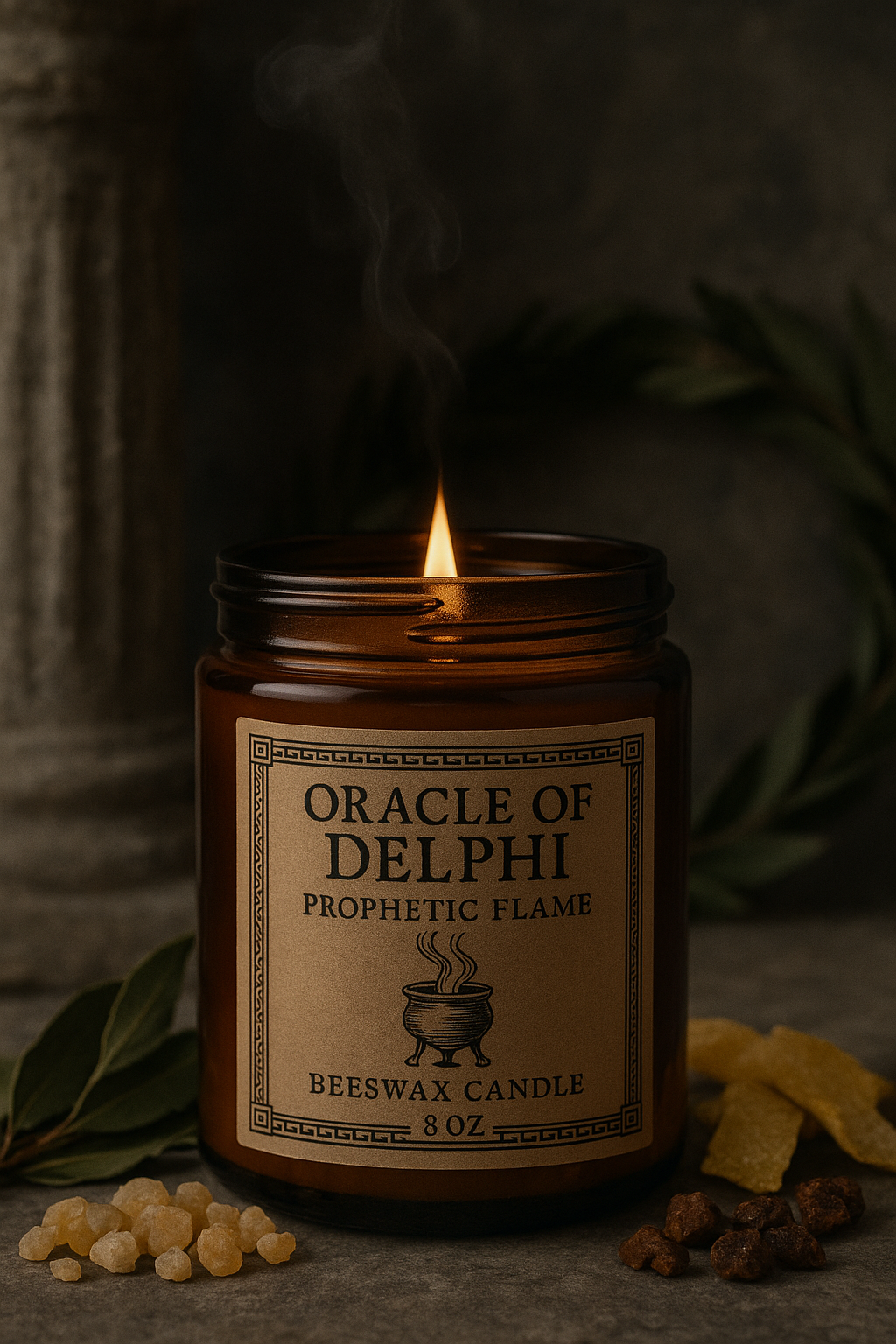 Oracle of Delphi – Prophetic Flame Candle