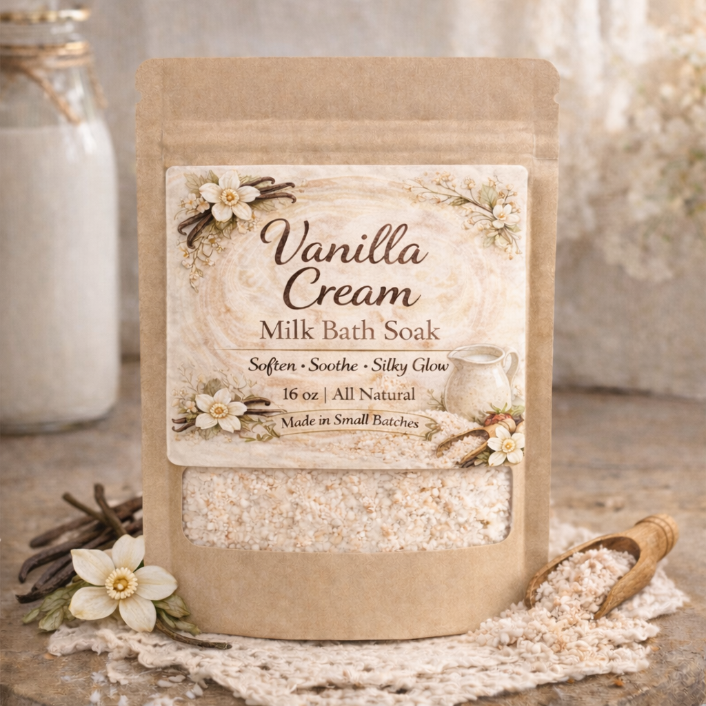 Vanilla Cream Milk Bath Soak