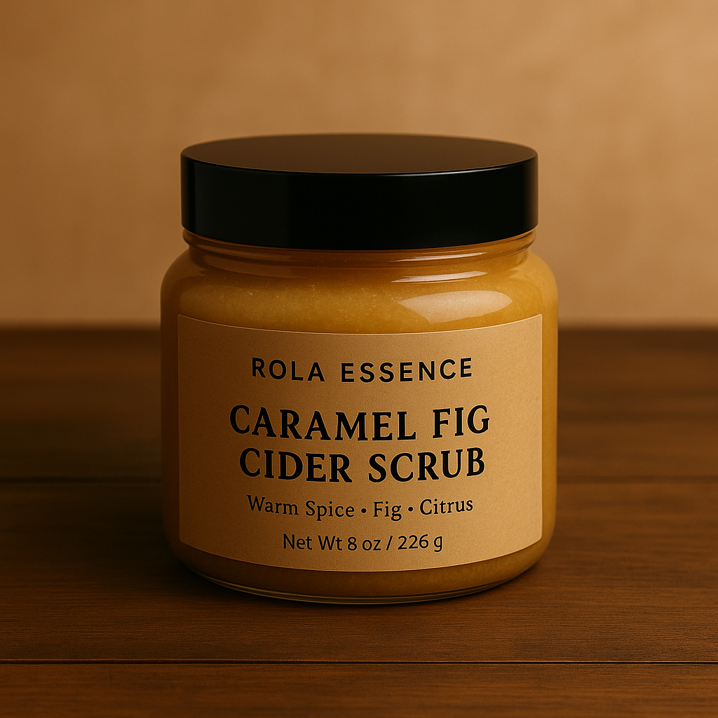 Caramel Fig Cider Scrub - Hydrating, Elasticity Improving, & Radiant