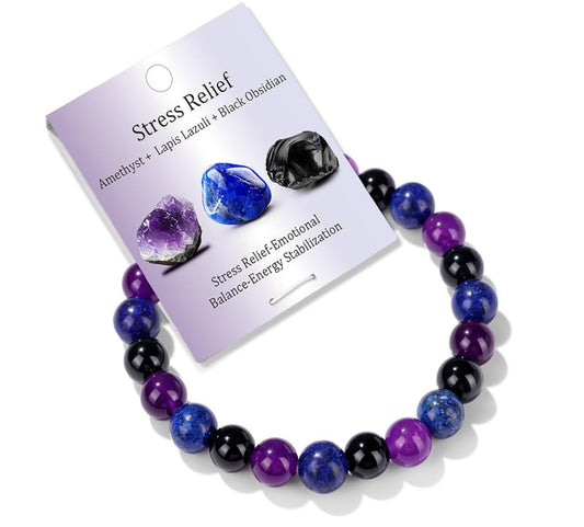 Stress-Relief Gemstone Bracelet