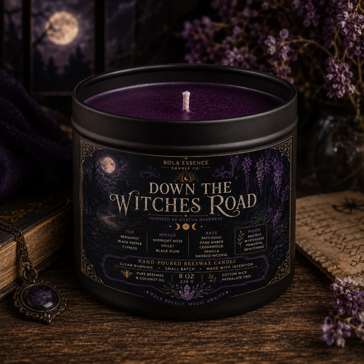 Down the Witches’ Road Candle