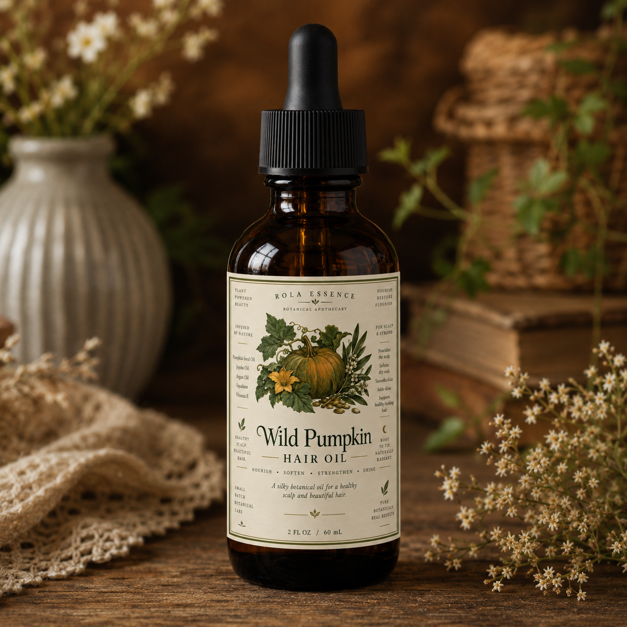 Wild Pumpkin Hair Oil - Nourish. Grow. Flourish.