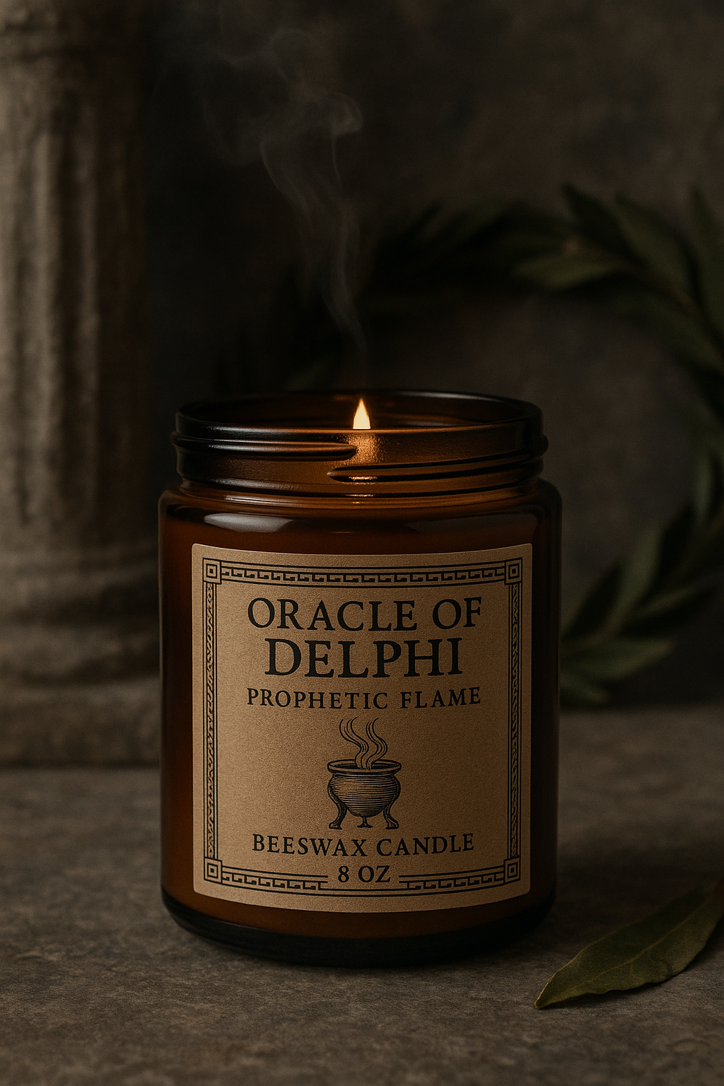 Oracle of Delphi – Prophetic Flame Candle