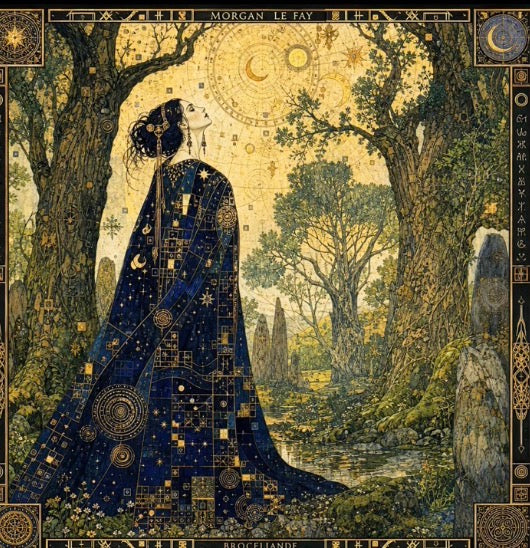 The Enchantress of Avalon - Morgan Le Fay Candle