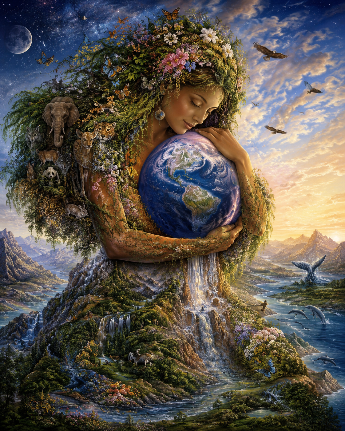Gaia: Earth Mother Beeswax Candle