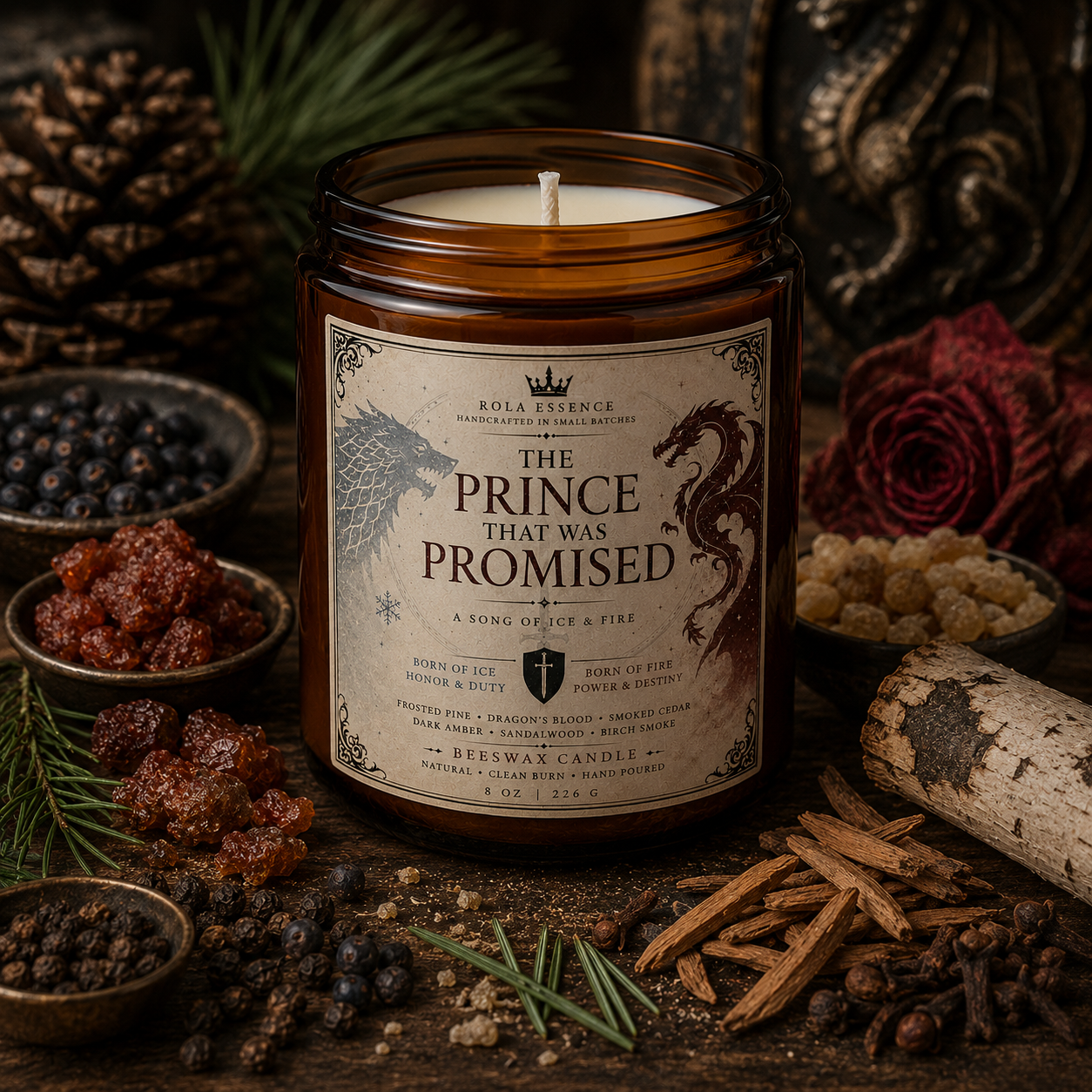 The Prince That Was Promised Candle -  Prophecy Burns Bright