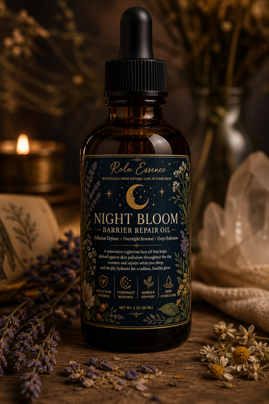 Night Bloom Barrier Repair Oil - Pollution Defense • Overnight Renewal • Deep Hydration