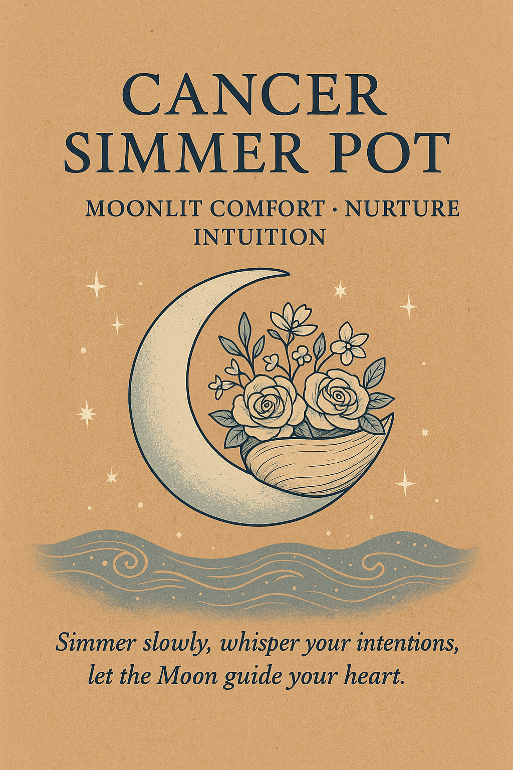 Cancer Simmer Pot — Moonlit Comfort