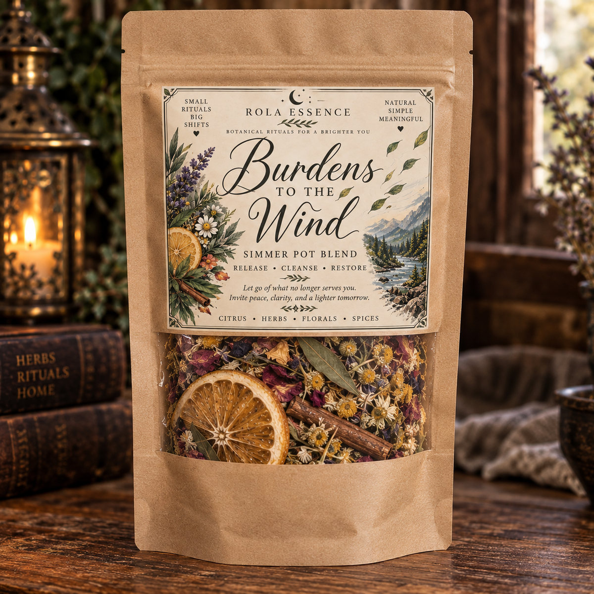 Burdens to the Wind Simmer Pot - Release • Cleanse • Restore