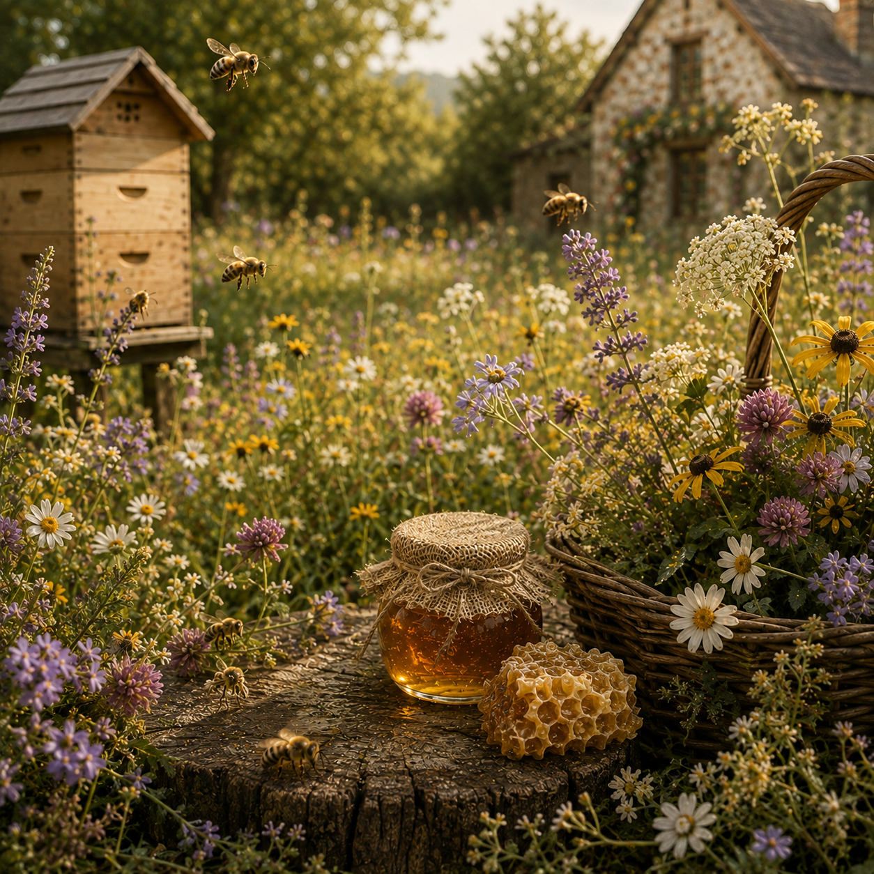 Wildflower Hive Beeswax Candle