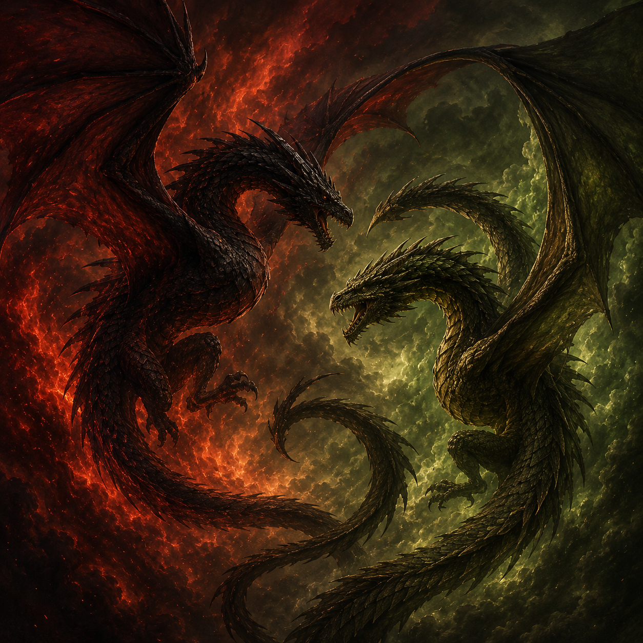 Black Flame Ascendant Candle - House of the Dragon Candle