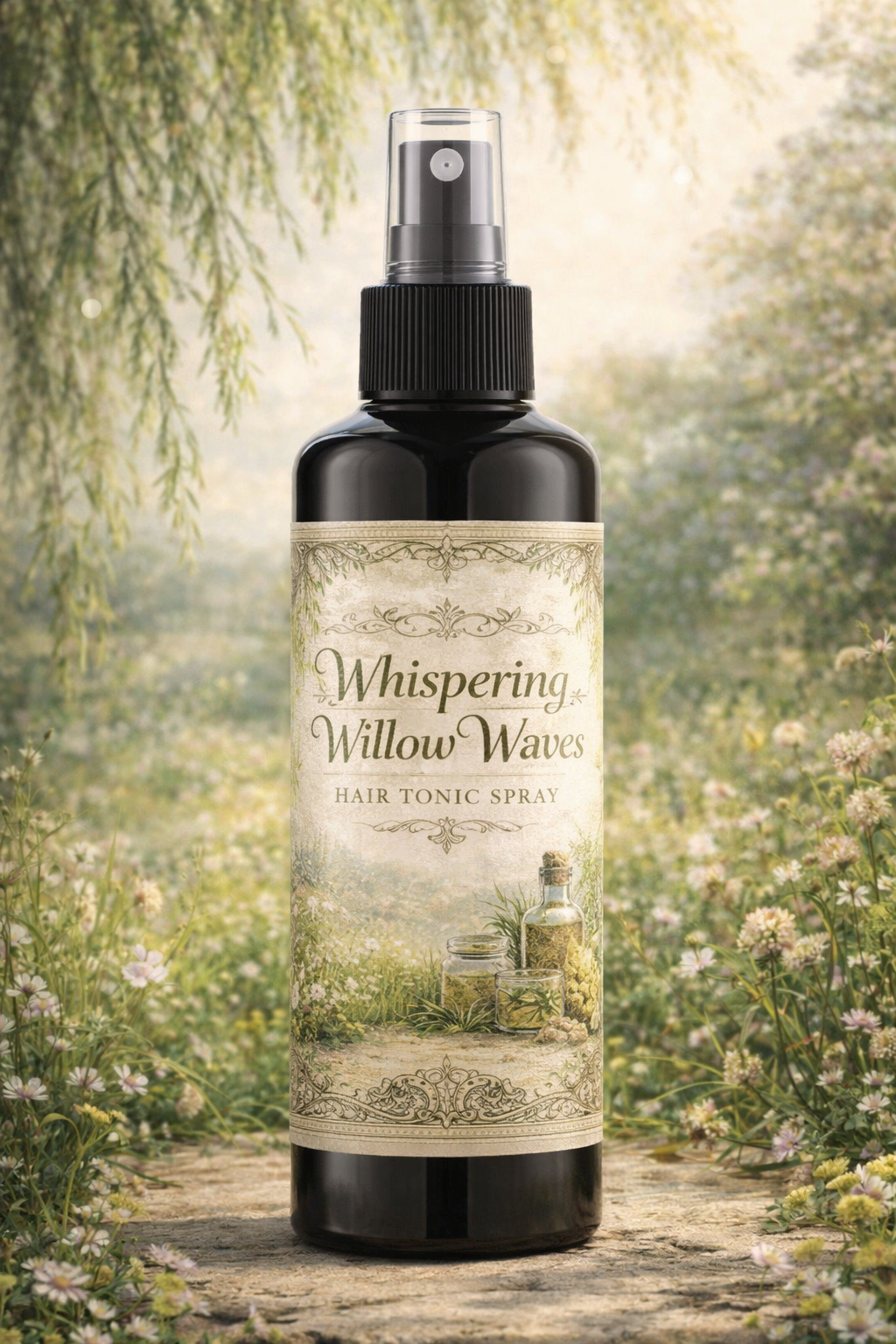 Whispering Willow Waves Hair Tonic - Fine • Wavy & Straight Hair