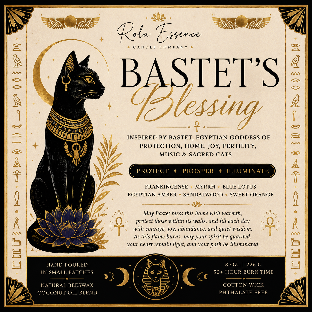 Bastet’s Blessing Candle