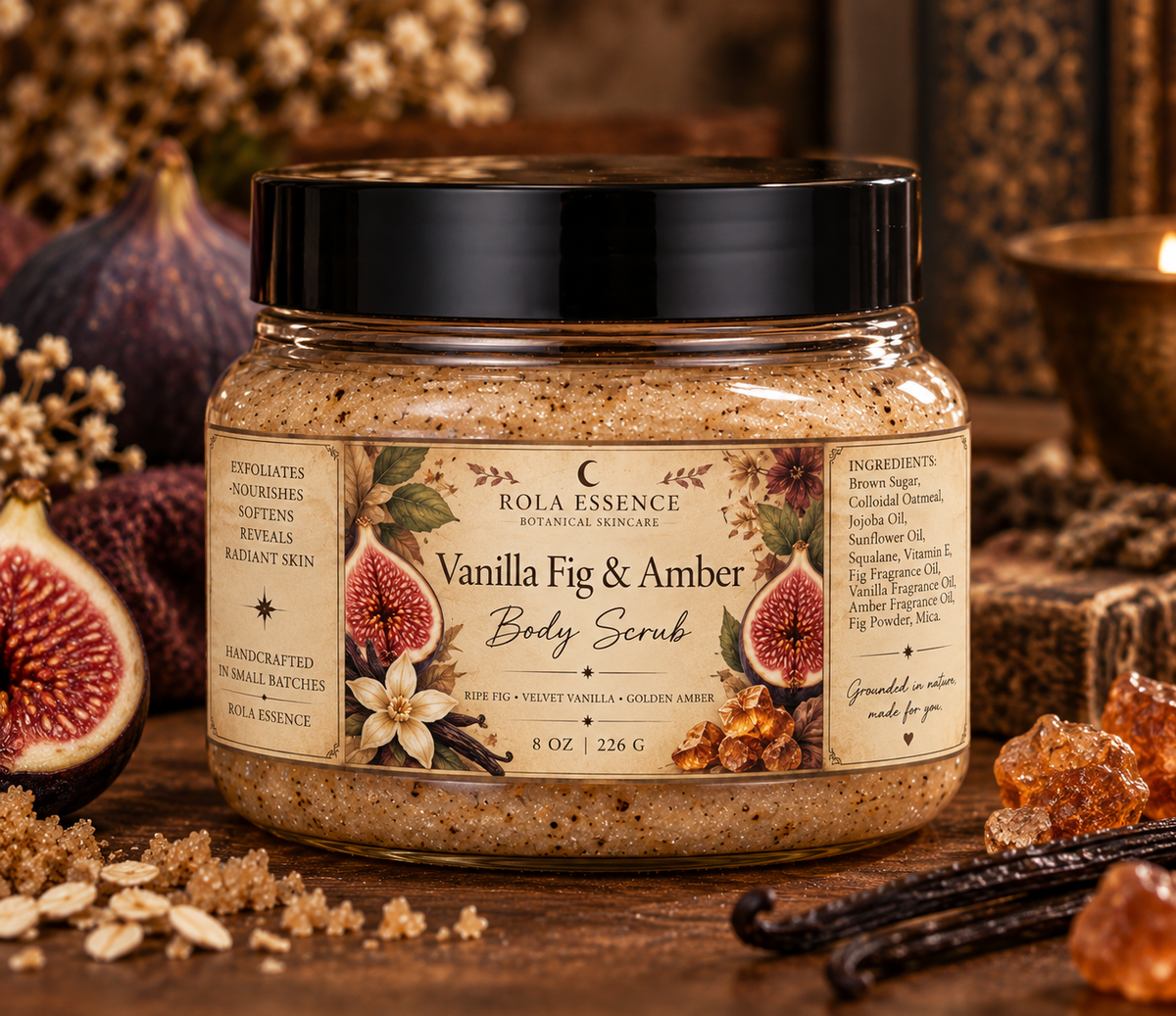 Vanilla Fig & Amber Body Scrub