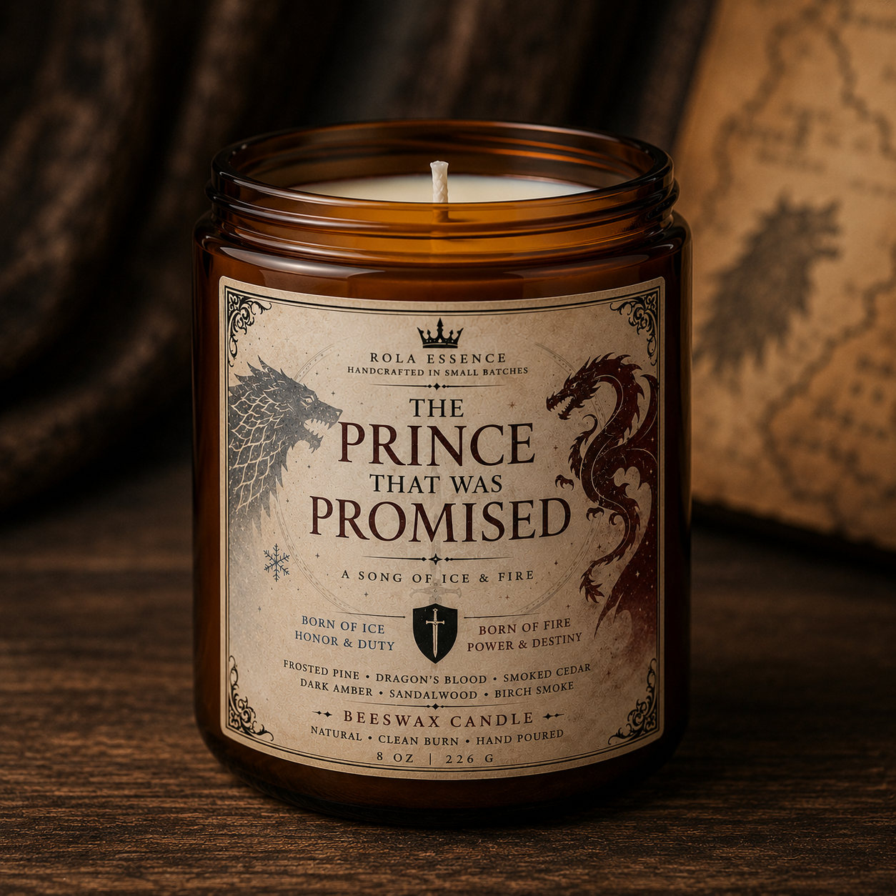 The Prince That Was Promised Candle -  Prophecy Burns Bright