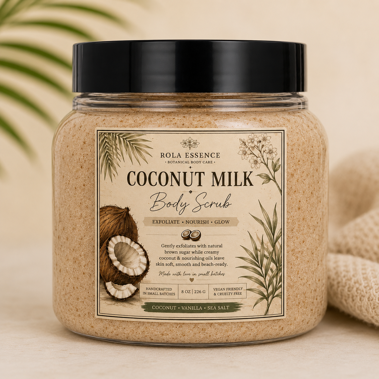 Coconut Milk Body Scrub