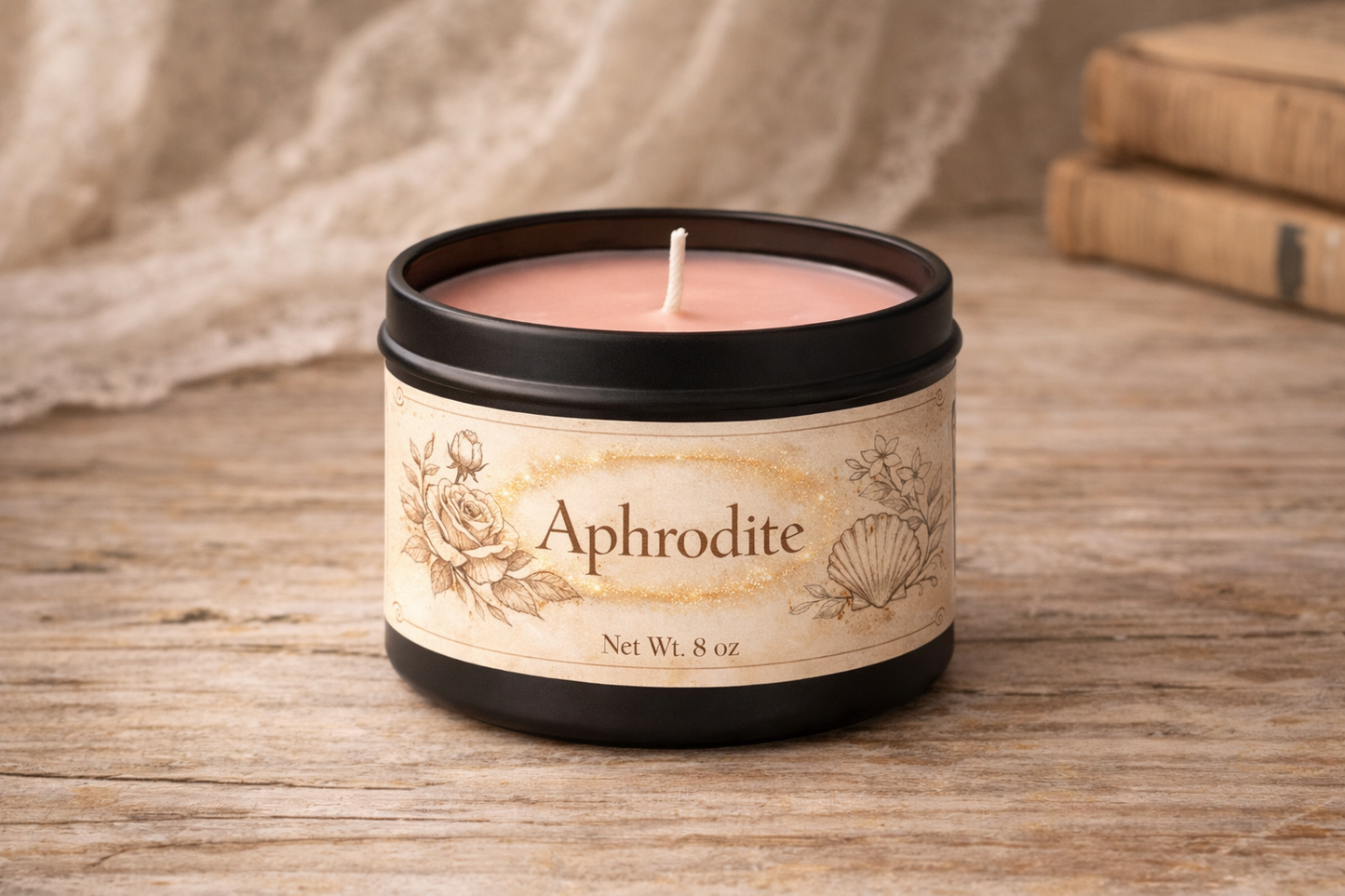 Aphrodite goddess candle