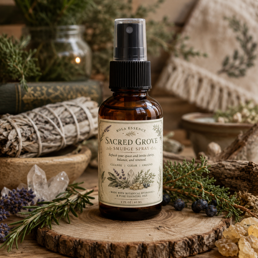 Sacred Grove Smudge Spray - Cleanse • Clear • Ground