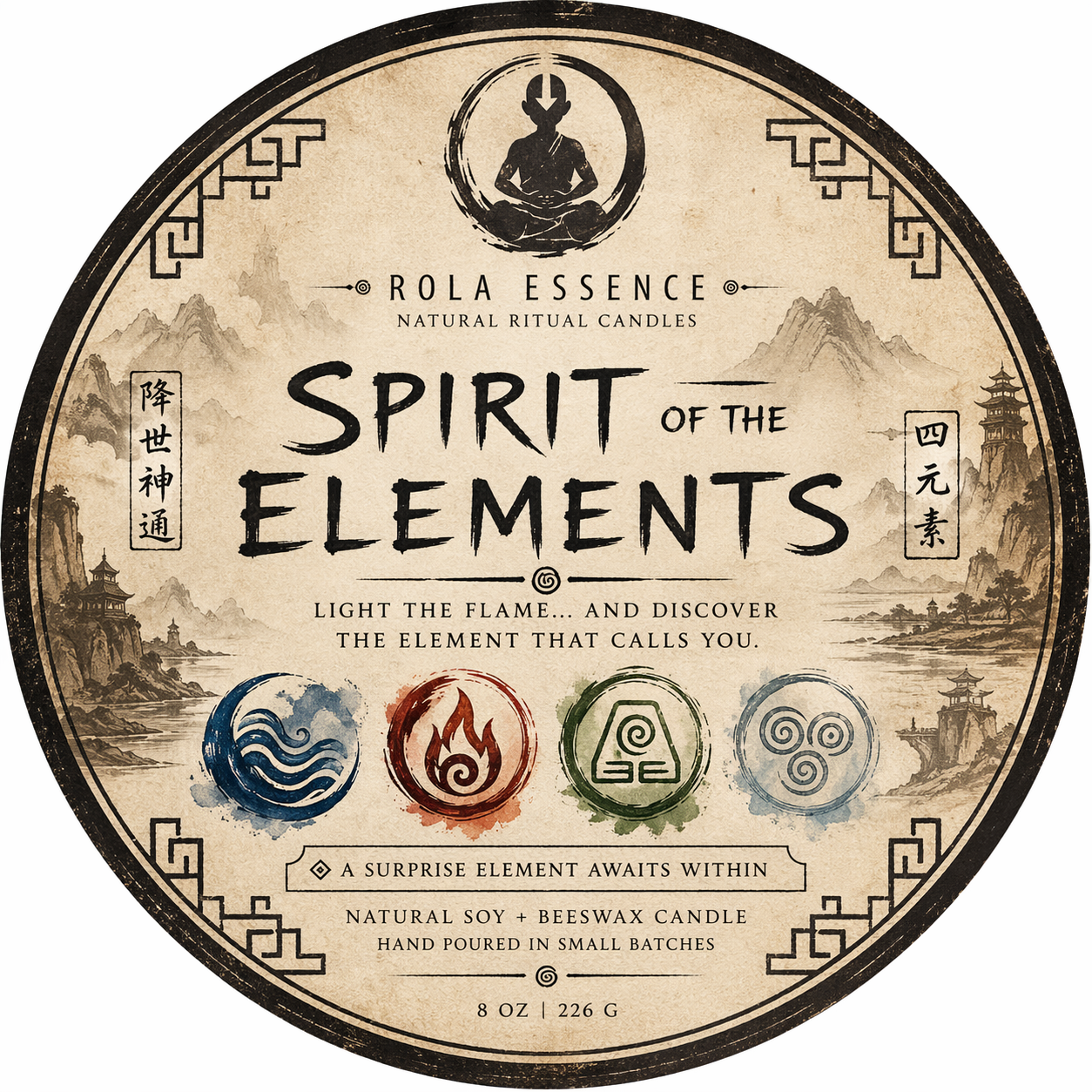Spirit of the Elements Candle