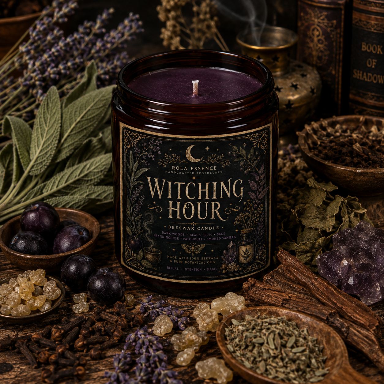 Witching Hour | Beeswax Candle