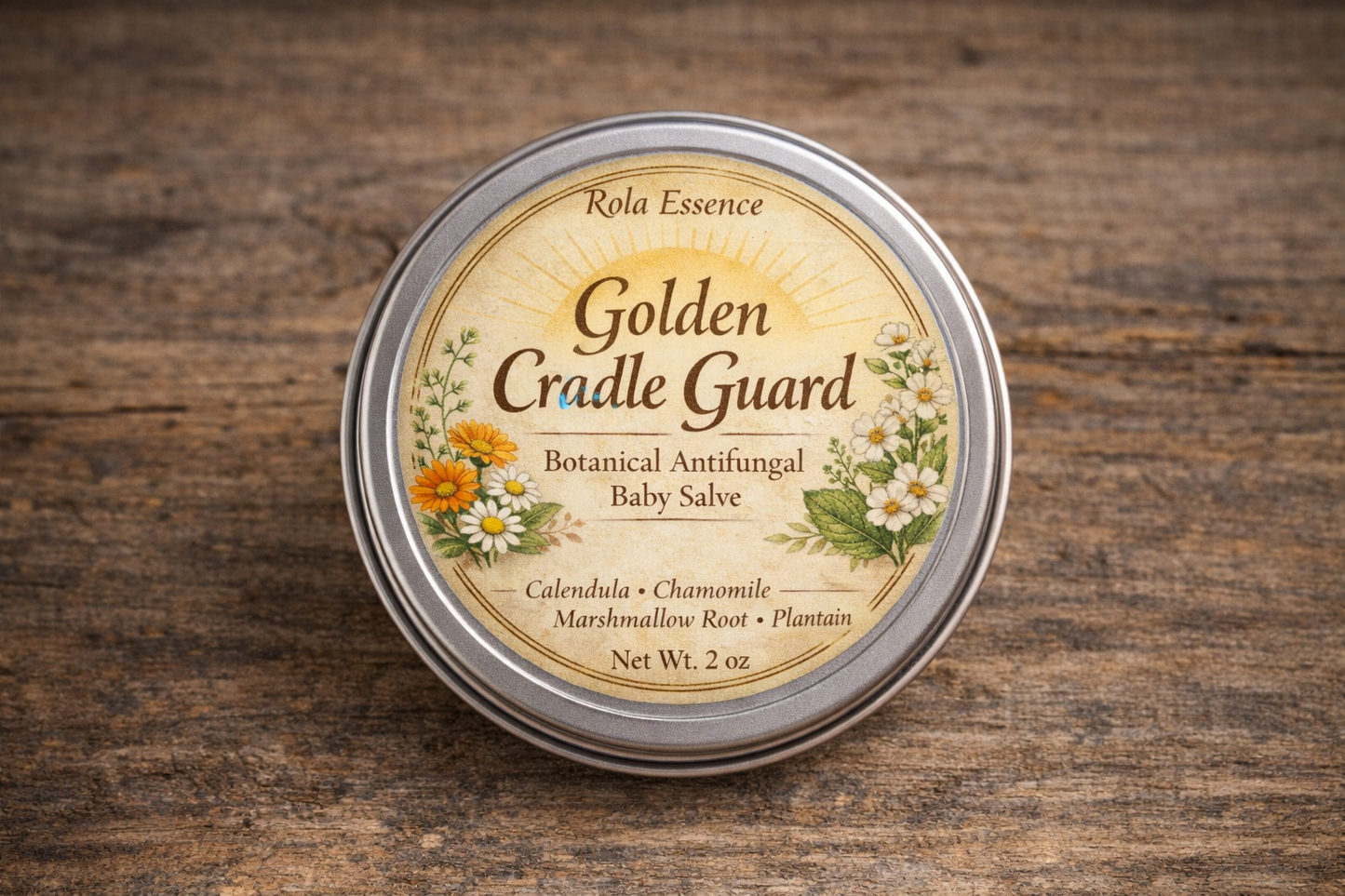 Golden Cradle Guard – Botanical Antifungal Baby Salve