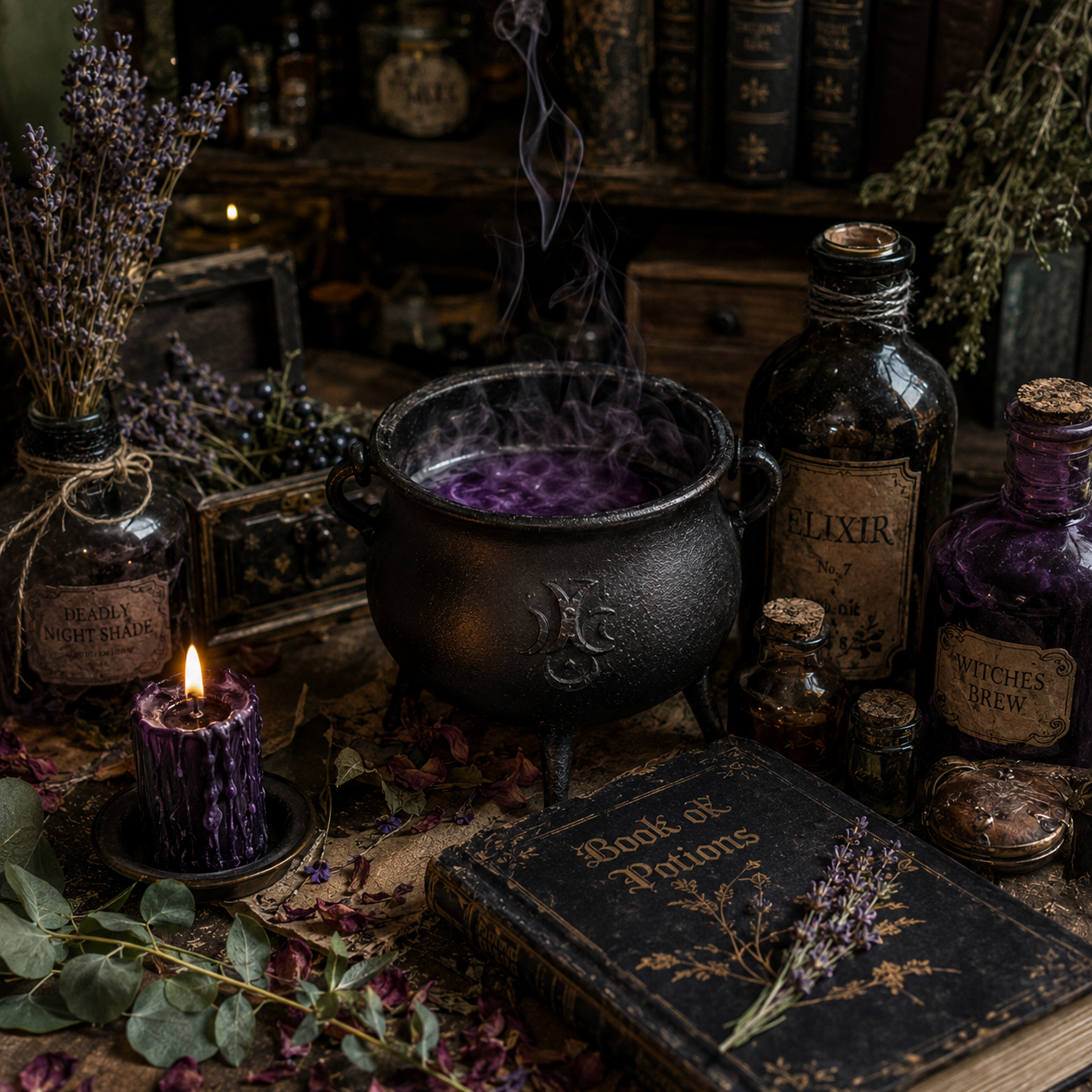 Potions Brew Beeswax Candle | Brew. Burn. Bewitch.