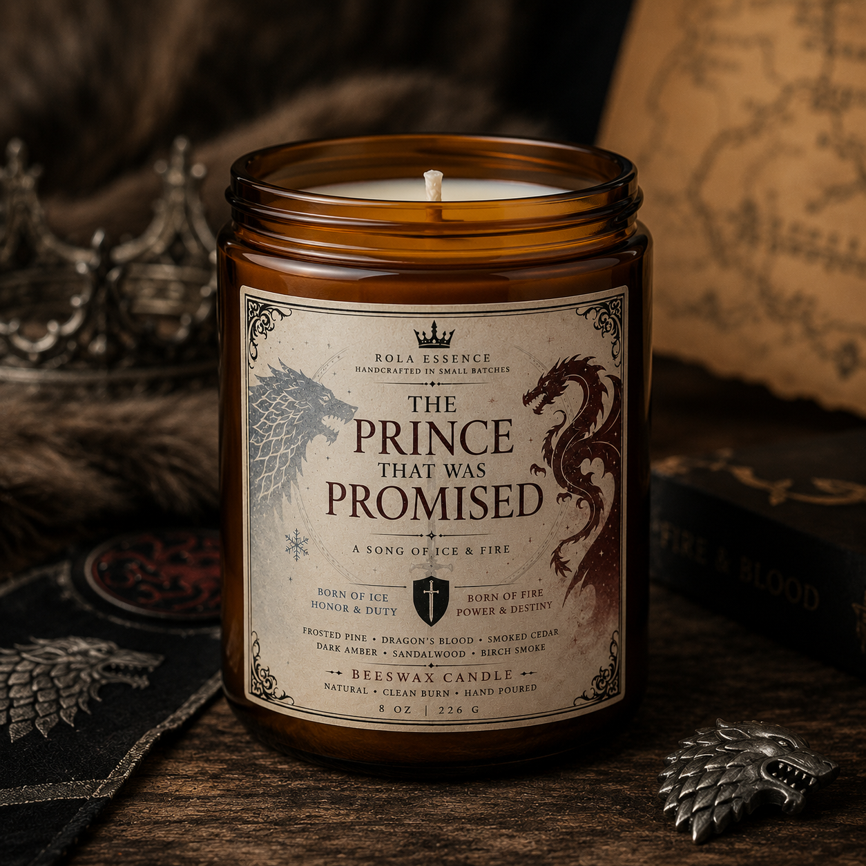 The Prince That Was Promised Candle -  Prophecy Burns Bright