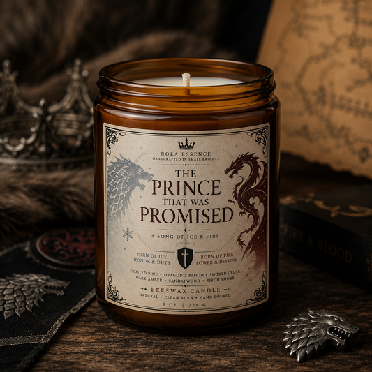 The Prince That Was Promised Candle -  Prophecy Burns Bright