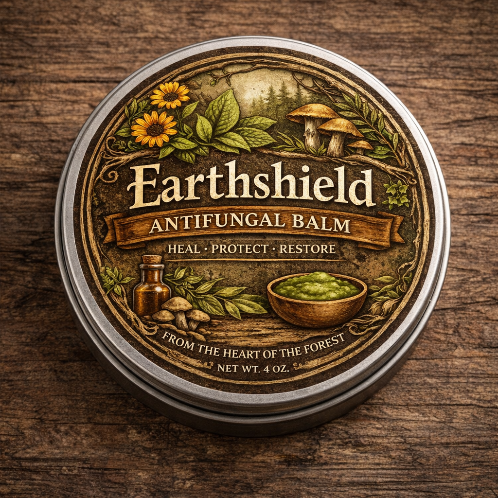 Earthshield Antifungal Balm - Natural Anti-Fungal • Discomfort Calming • Itch Reducing