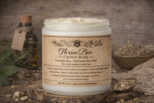 Thrive Bee Crown Mask • 4A-4C Hair Mask