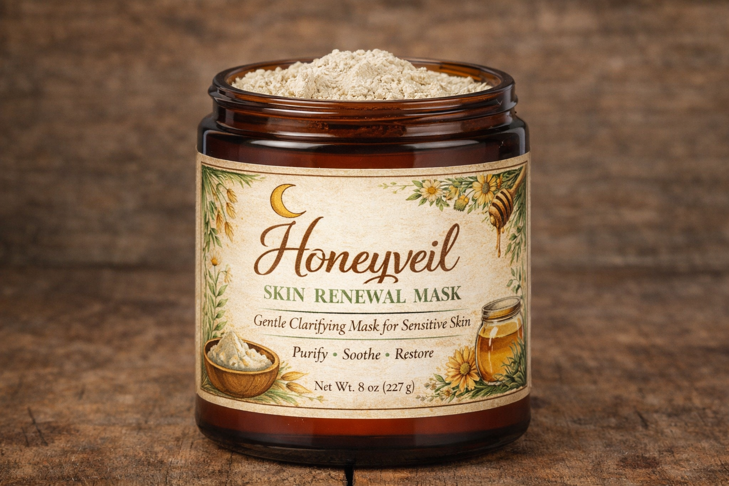 Honeyveil Skin Renewal Mask - Sensitive Skin Face Mask