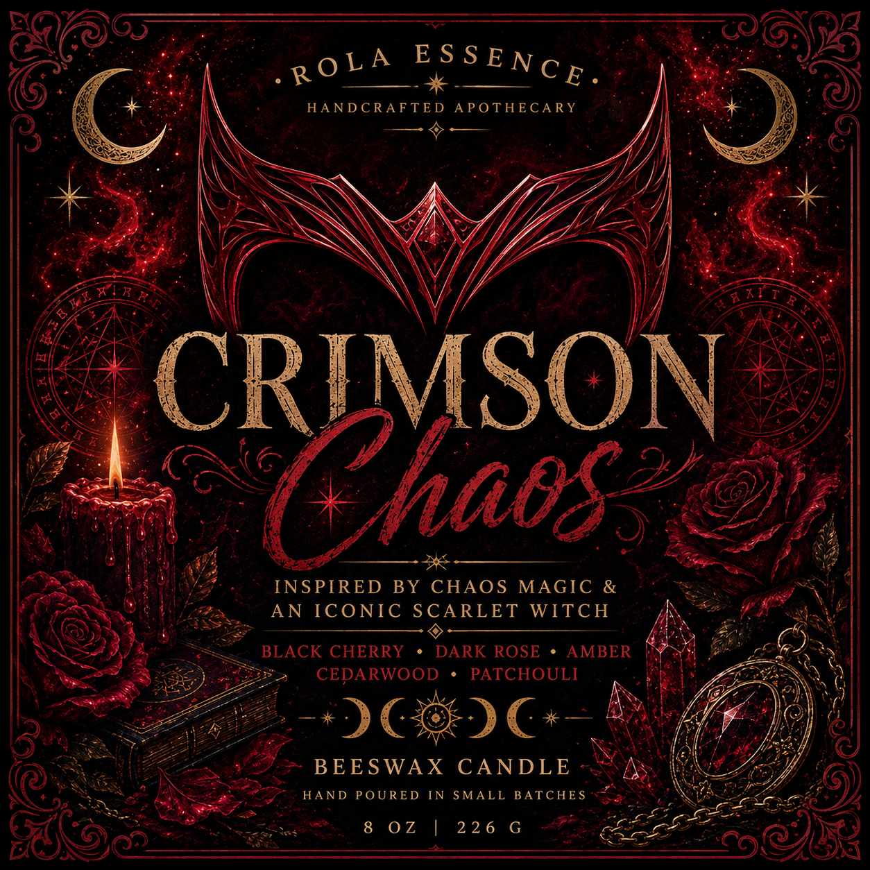Crimson Chaos | Scarlet Witch Inspired Candle